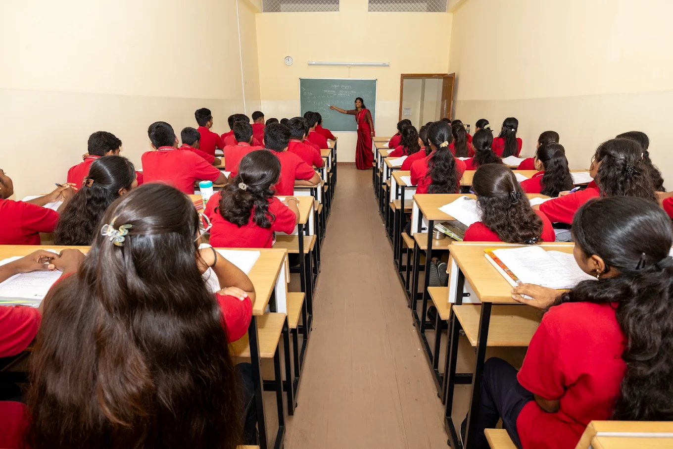 Students in classroom